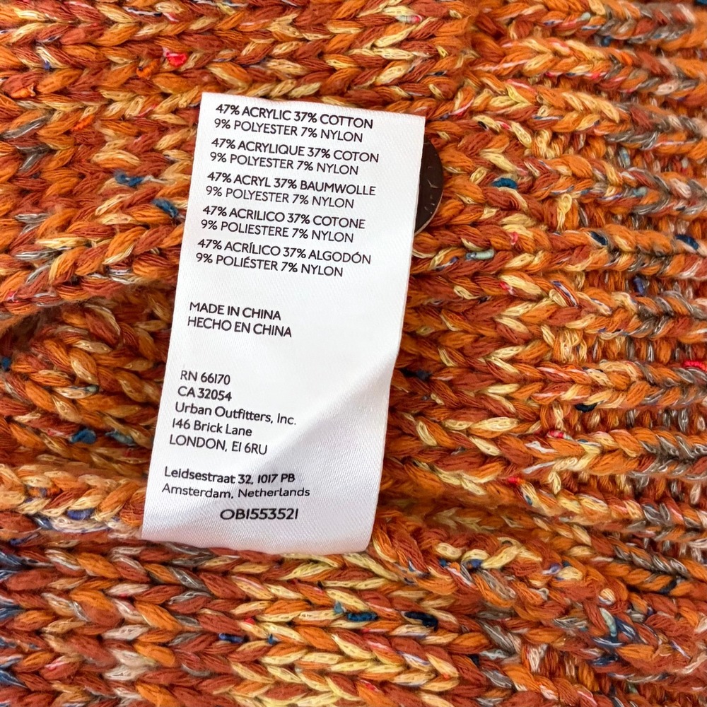 Anthropologie PILCRO Flower Cardigan Sweater Embroidered Knitwear Pockets Large - Picture 14 of 16